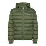 SUNS  giubbino tinta unita con logo e cappuccio Verde per Neonato R44301N VERDE SUNS 