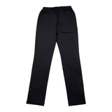 Relish Pantalone Tinta Unita Con Finto Bottone E Elastico In Vita Nero Per Bambina