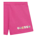 Guess Short In Tuta Tinta Unita con Logo per Neonata K5GD08KA6R4XX FUXIA GUESS 