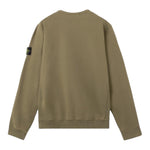 Stone Island Felpa Chiusa Girocollo Tinta Unita per Bambino K1S1661100011 VERDE STONE ISLAND 
