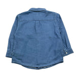 MAYORAL camicia in denim tinta unita con bottoni Azzurro per Bambino 2192XX AZZURRO MAYORAL 