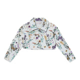 Liu Jo Giubbino Tinta Unita Stampa Fantasia Floreale per Bambina KA5059XX BIANCO LIU JO 
