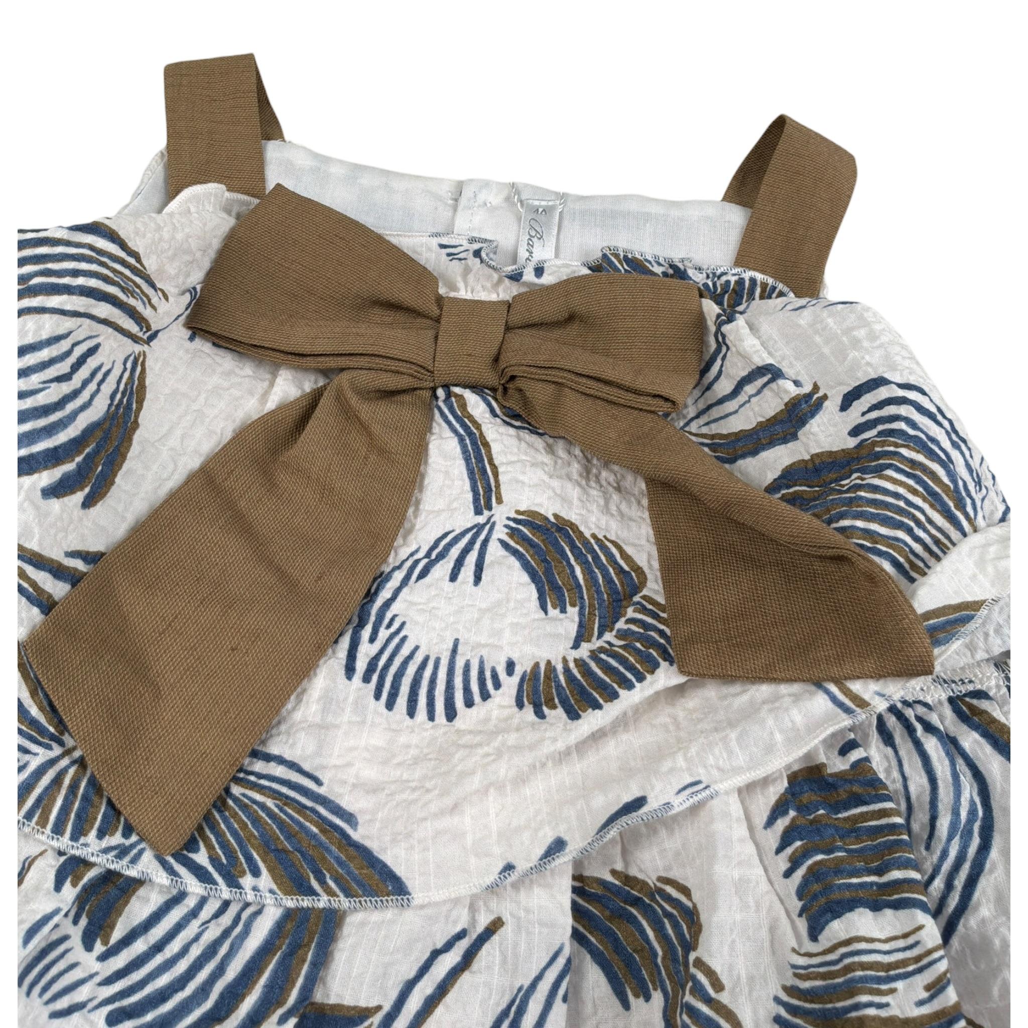 Barcellino Completo 2 Pezzi Camicia-Pantalone per Bambina 120415 BIANCO BARCELLINO 