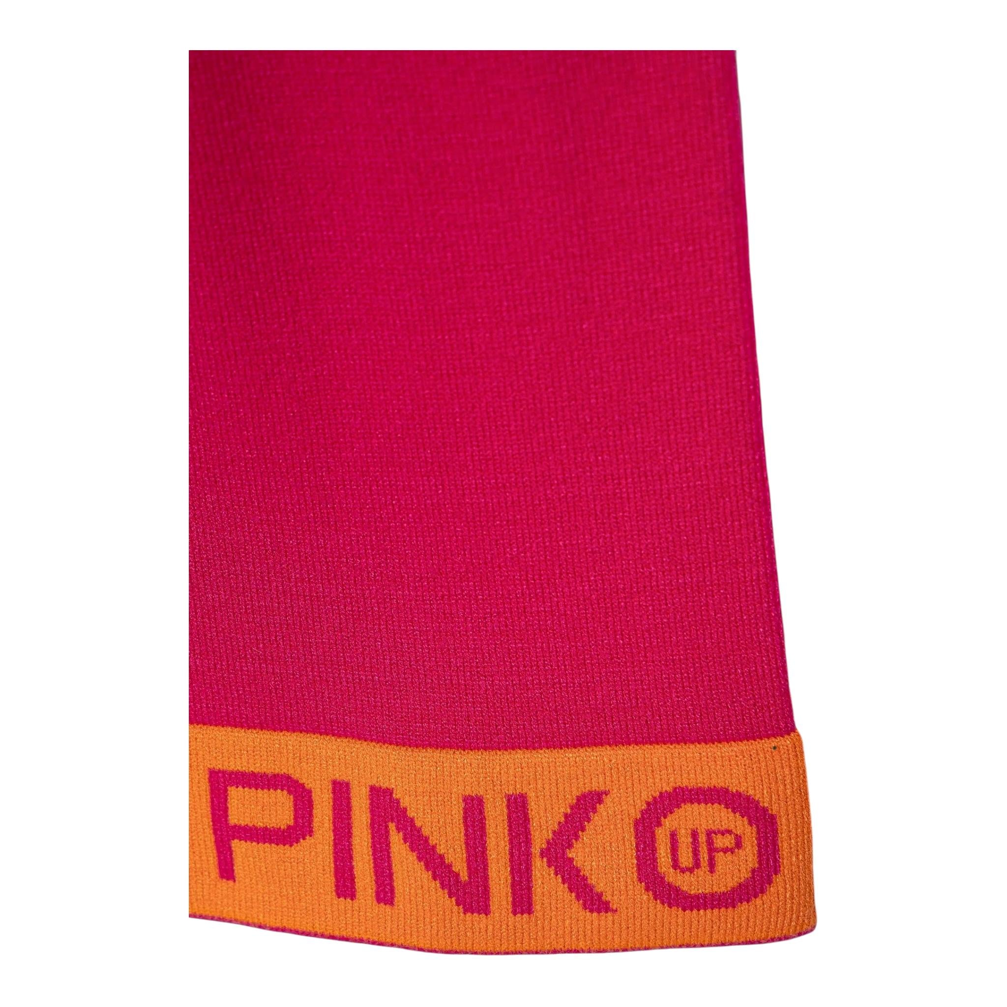 PINKO leggins in maglia tinta unita con stampa Fuxia per Bambina F4PIBGPA129 FUXIA PINKO 