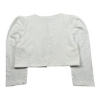 Please Giacca Tinta Unita per Bambina LG02042G29 PANNA PLEASE 