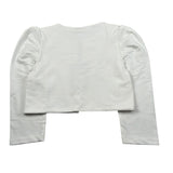 Please Giacca Tinta Unita per Bambina LG02042G29 PANNA PLEASE 