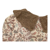 WEDOBLE camicia body tinta unita stampa fantasia con colletto in contrasto Beige per Neonata I2407716 BEIGE WEDOBLE 