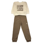 CESARE PACIOTTI completo 2pz felpa-pantalone bicolore Bianco/beige per Bambino COMP5322B BIANCO/BEIGE CESARE PACIOTTI 