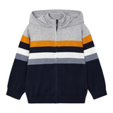 MAYORAL maglia triclore con zip e cappucci Grigio per Neonato 4349XN GRIGIO MAYORAL 