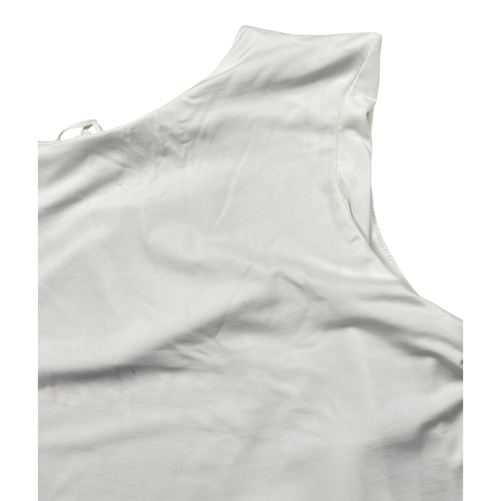 Lu Lu By Miss Grant Top Tinta Unita per Bambina LL3453 BIANCO LU LU BY MISS GRANT 