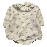 WEDOBLE camicia body tinta unita con stampe in contrasto Bianco per Neonata I2408916 BIANCO WEDOBLE 