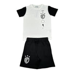 Bikkembergs Completo 2 Pezzi T-Shirt-Bermuda per Bambino BK3227X BIANCO/NERO BiKKEMBERGS 