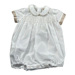 Le Bebe Pagliaccetto Mezza Manica Tinta Unita per Neonato LBB5327 BIANCO LE BEBE 