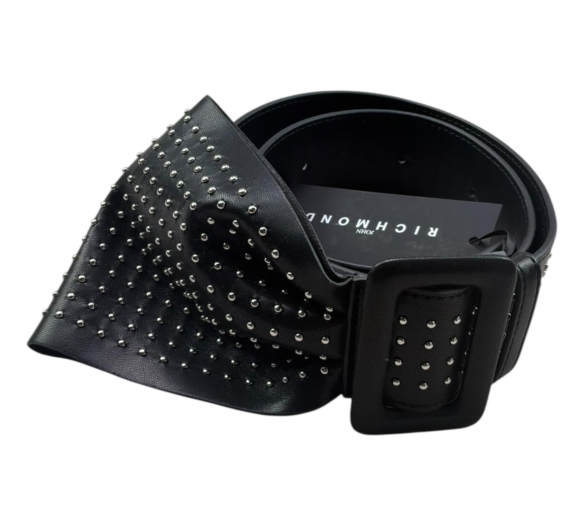 John Richmond Cintura Tinta Unita con Applicazioni per Bambina RGP2671CI NERO JOHN RICHMOND 