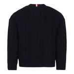 TOMMY HILFIGER maglia tricolore girocollo Blu per Bambino KB0KB09251 BLU TOMMY HILFIGER 