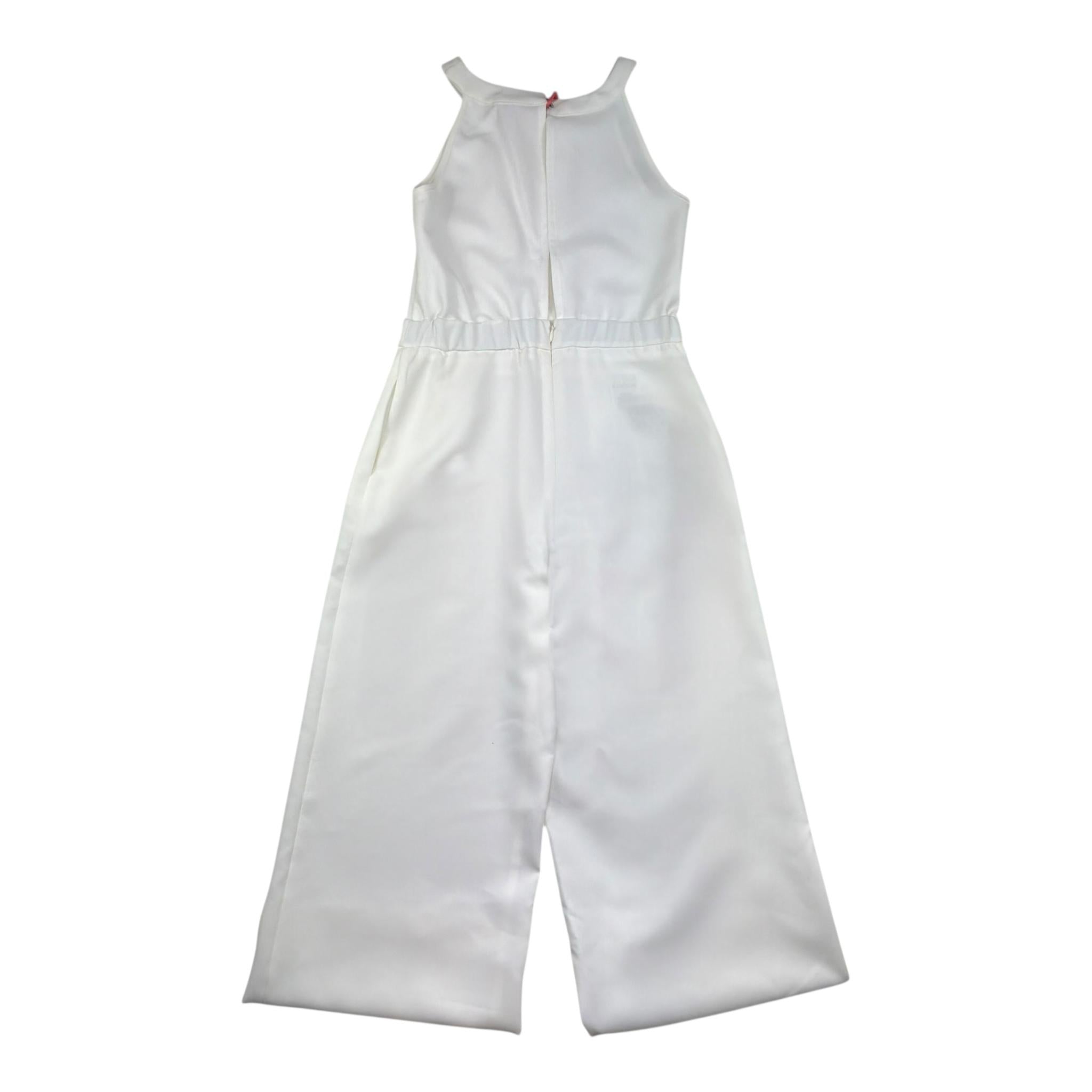 Kocca Tuta Intera Tinta Unita Giromanica per Bambina LOOR BIANCO Kocca 