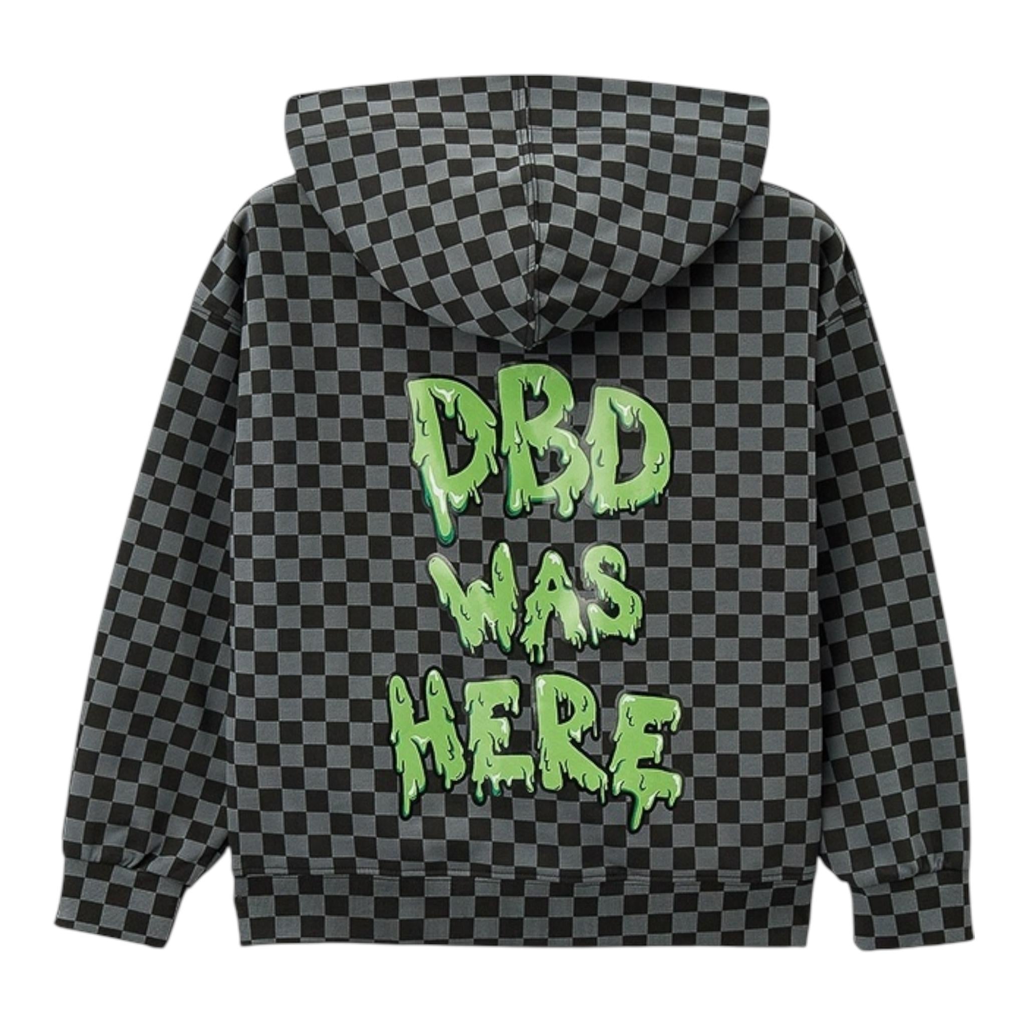 Sprayground Felpa con Cappuccio Fantasia Quadri per Bambino SPY1040 GRIGIO SPRAYGROUND 