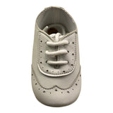 Ambaraba Scarpine Tinta Unita con Lacci per Neonato SM3886 BIANCO AMBARABA 