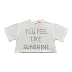 Vicolo T-Shirt Girocollo Tinta Unita con Brillantini per Neonata 3146MY00116 PANNA VICOLO 