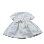 Baby A. Abito Cerimnia Tinta Unita con Fiocco per Neonata H2216N BIANCO BABY A. 