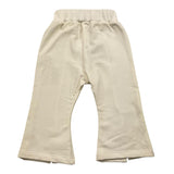 JANICE pantalone tinta unita modello zampa Panna per Neonata JN630N PANNA JANICE 