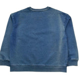 Just Cavalli Felpa In Denim Tinta Unita Girocollo per Bambino JBP2617FE BLU JUST CAVALLI 