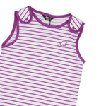 K-Way Pagliaccetto Giromanica Fantasia A Righe per Neonata K2137VW BIANCO/VIOLA K-WAY 