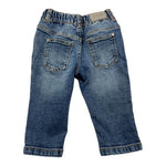 TRUSSARDI jeans tinta unita con elastico in vita Blu per Bambino TIA24143PA BLU TRUSSARDI 