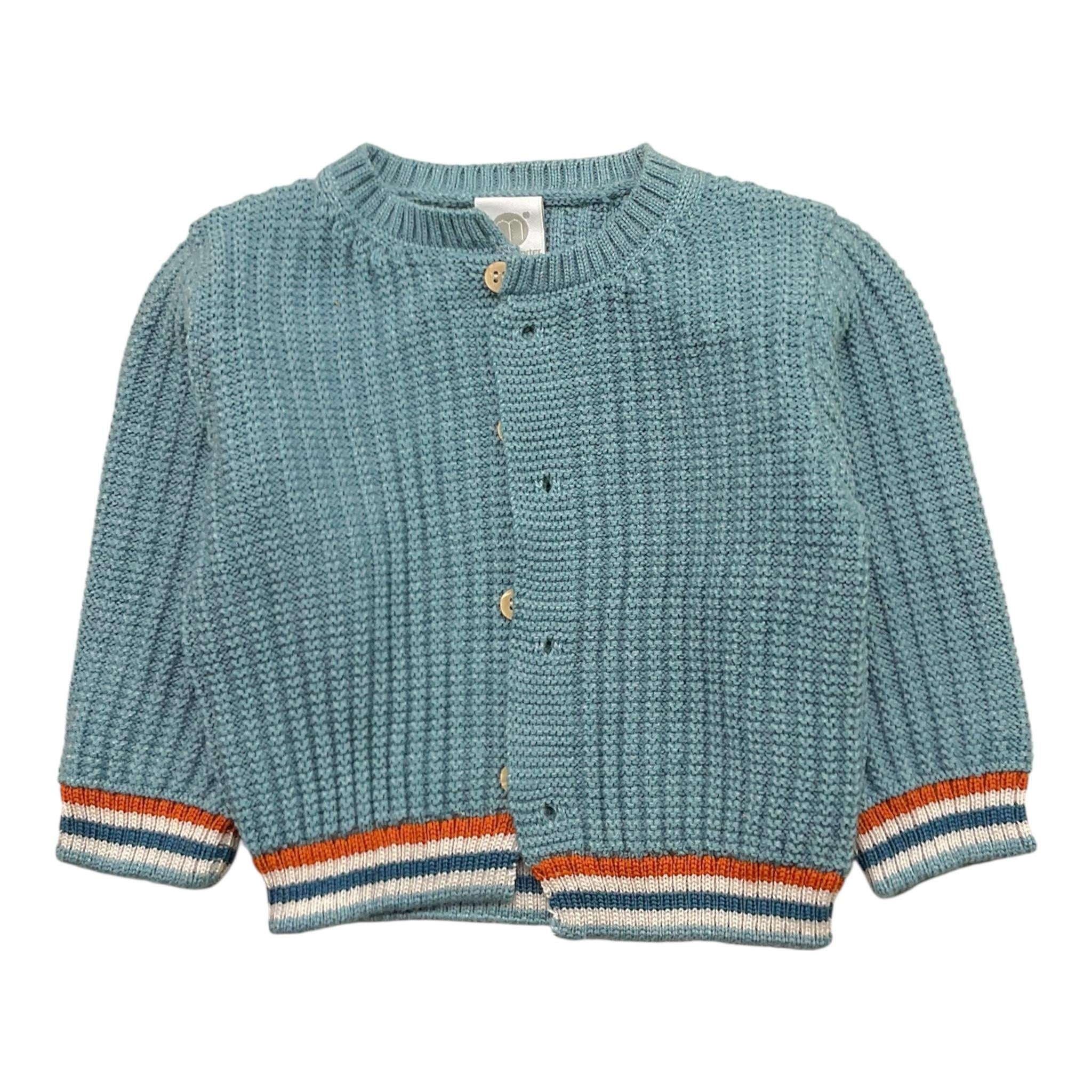 MARLU' cardigan tinta unita in maglia Verde per Neonato CARDH VERDE MARLU' 