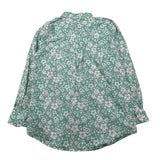 Saint Barth Camicia Manica Lunga Fantasia Floreale per Bambina BRIG00304 VERDE SAINT BARTH 