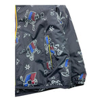 K-WAY giubbino tinta unita con zip e cappuccio Blu per Bambino K1127IW BLU K-WAY 