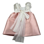 abito cerimonia giromanica bicolore 4858J ROSA CUA-CUAK 