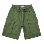 Zhoe & Tobiah Bermuda Tinta Unita con Elastico In Vita per Bambino J&P14MJ VERDE ZHOE & TOBIAH 