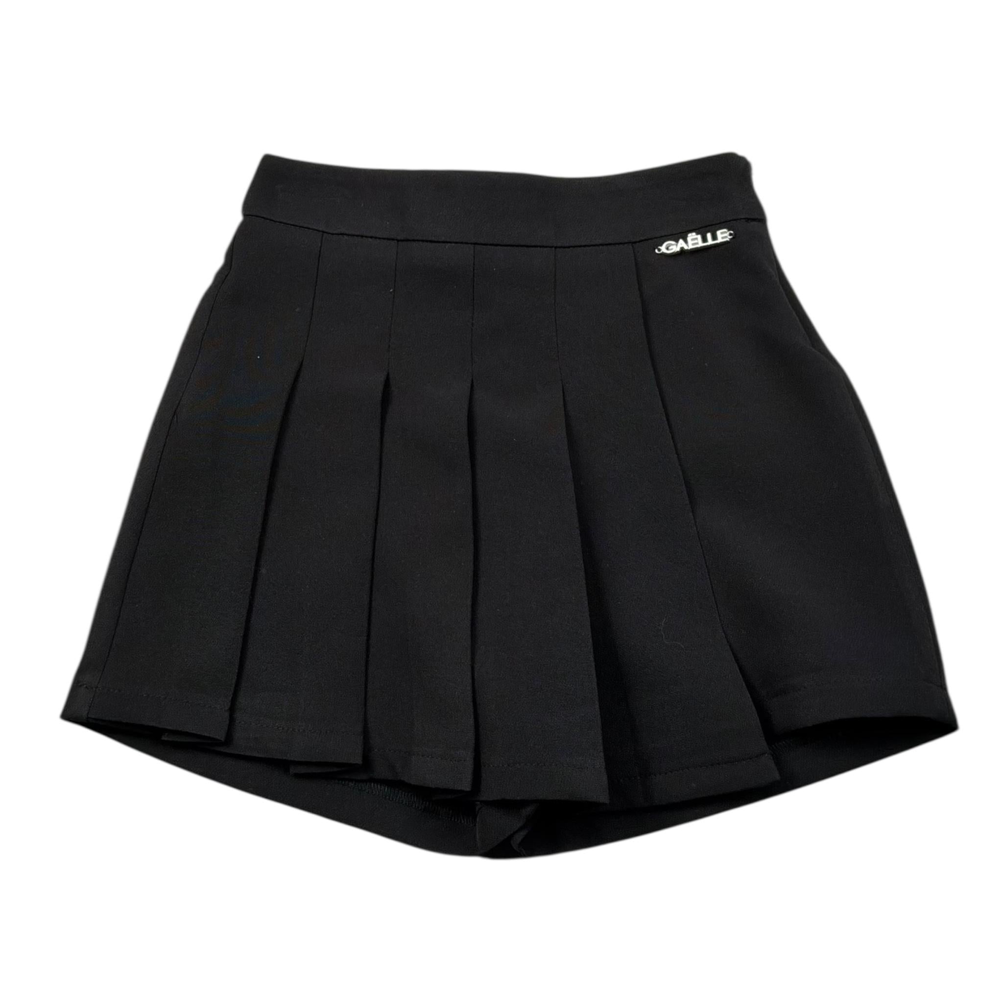 Gaelle Short Tinta Unita con Elastico In Vita per Bambina 2746S00351X NERO GAELLE 