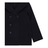 EMPORIO ARMANI cappotto tinta unita con zip e cappuccio Blu per Bambino 6L4BL0 BLU EMPORIO ARMANI 