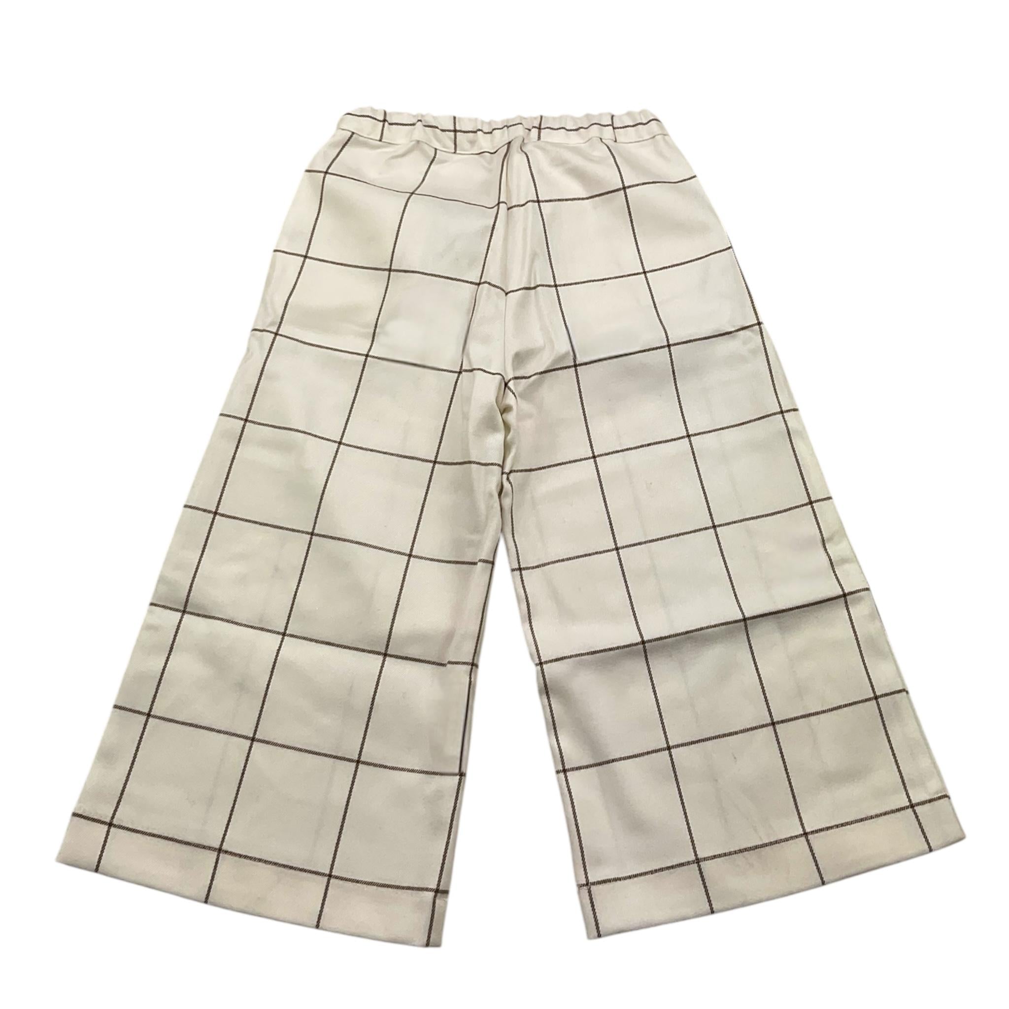 LE COCONNE pantalone modello palazzo tinta unita Panna per Bambina LCN2302 PANNA LE COCONNE 