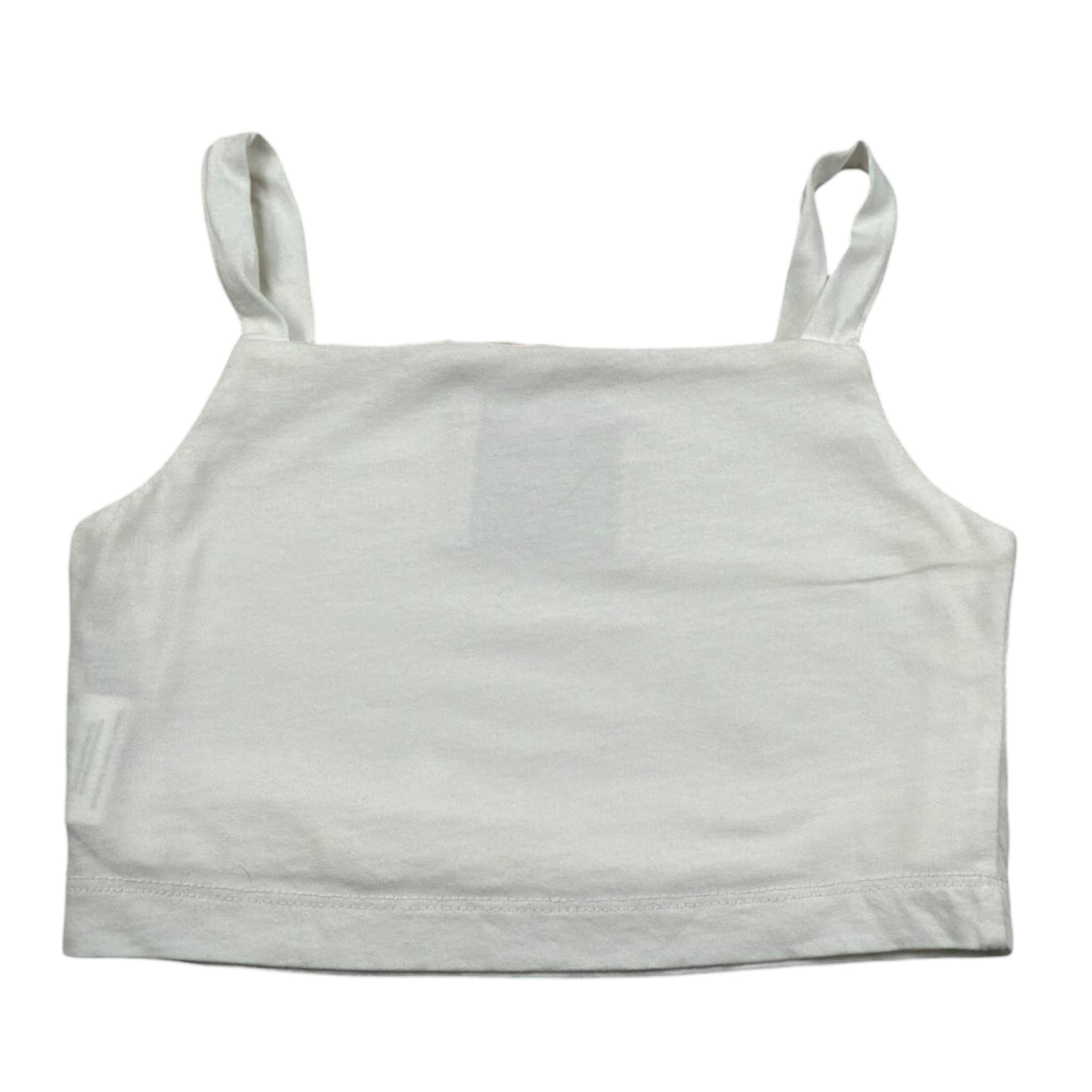 Dusty Color Top Tinta Unita per Bambina DJWS5004TP BIANCO DUSTY COLOR 