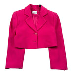 Sarabanda Giacca Tinta Unita Modello Crop per Bambina 8368 FUXIA SARABANDA 