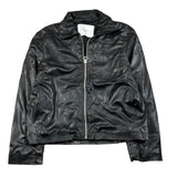 Paolo Pecora Chiodo In Ecopelle Tinta Unita per Bambino PP4181 NERO PAOLO PECORA 