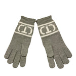 TWINSET guanti tinta unita con logo Grigio per Bambina 242GJ501E GRIGIO TWINSET 