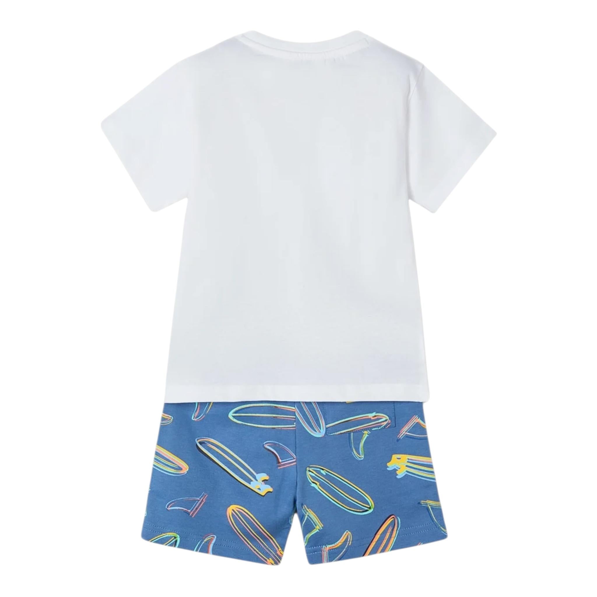 Mayoral Completo 2 Pezzi T-Shirt-Bermuda per Bambino 360444 BIANCO MAYORAL 