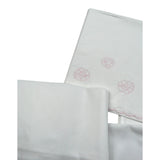 Barcellino Set Lenzuola 3 Pezzi Tinta Unita per Neonata 105813 BIANCO BARCELLINO 