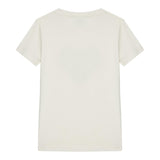 Guess T-Shirt Girocollo Tinta Unita con Stampa Logo per Bambina J4RI46J131 BIANCO GUESS 