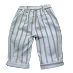 Manuel & Frank Pantalone Tinta Unita con Fantasia A Righe per Bambino MF1633I PANNA MANUEL & FRANK 