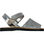 Angelitos Sandalo Glitterato con Strappo per Neonata ANG2022 ARGENTO ANGELITOS 
