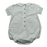 Wedoble Pagliaccetto Mezza Manica Fantasia A Righe per Neonato V2404716R BIANCO WEDOBLE 