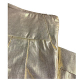 Karl Lagerfeld Short Tinta Unita con Zip per Bambina Z30522 ORO KARL LAGERFELD 