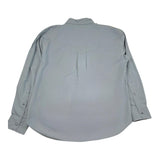 Xacus Camicia Manica Lunga Tinta Unita per Bambina 85110 AZZURRO XACUS 