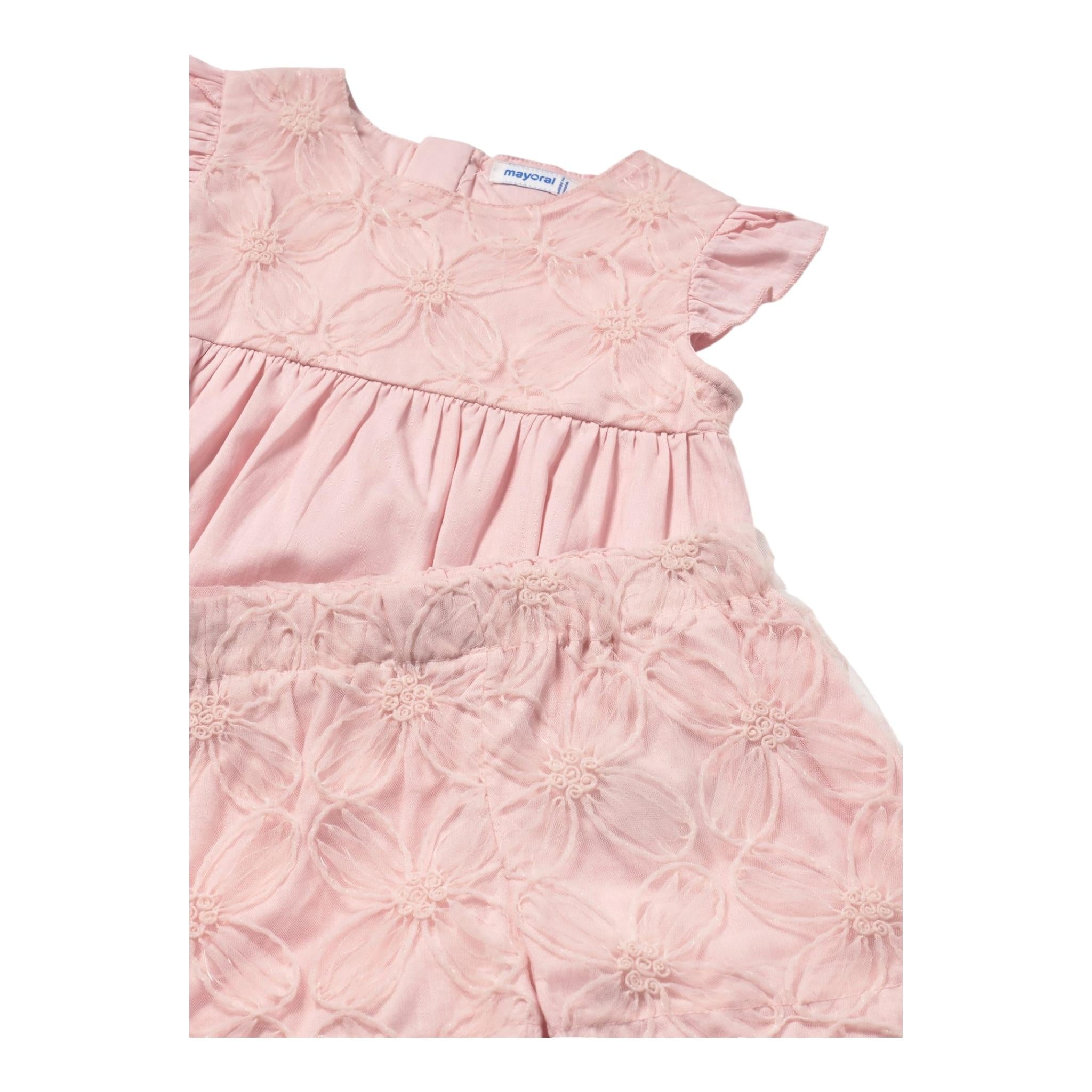 Mayoral Completo 2 Pezzi Camicia-Short Tinta Unita per Neonata 1261 ROSA MAYORAL 