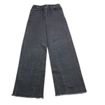 ZHOE & TOBIAH jeans tinta unita modello a palazzo con girovita regolabile Grigio per Bambina DDL1X GRIGIO ZHOE & TOBIAH 